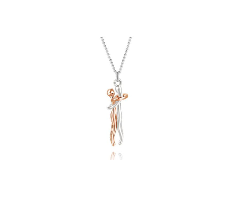 Love Hug Necklace Unisex Men Women