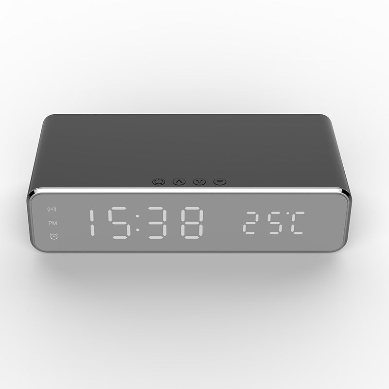 Alarm Clock With Wireless Charger Desktop