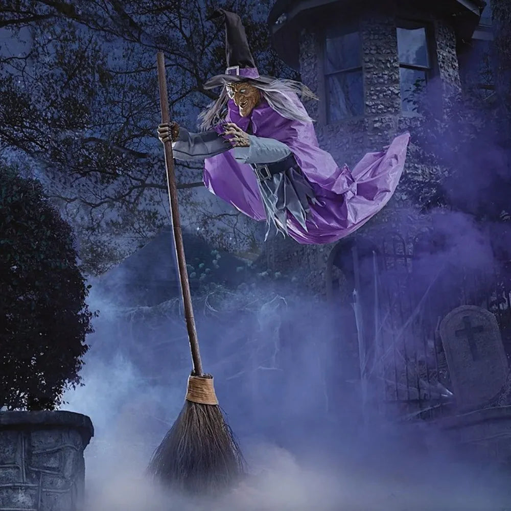 Halloween Life Size Talking Witch Outdoor