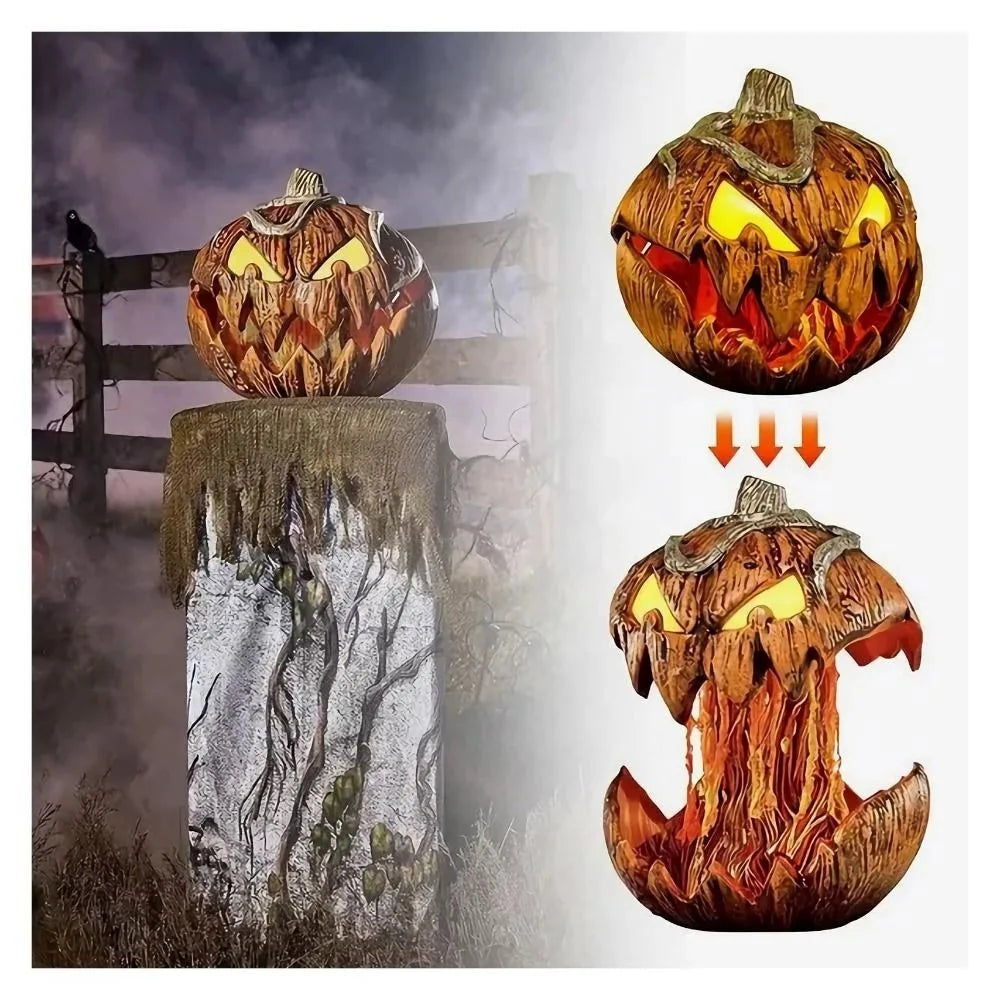 Halloween Pumpkin Head With Lifting Function With Light
