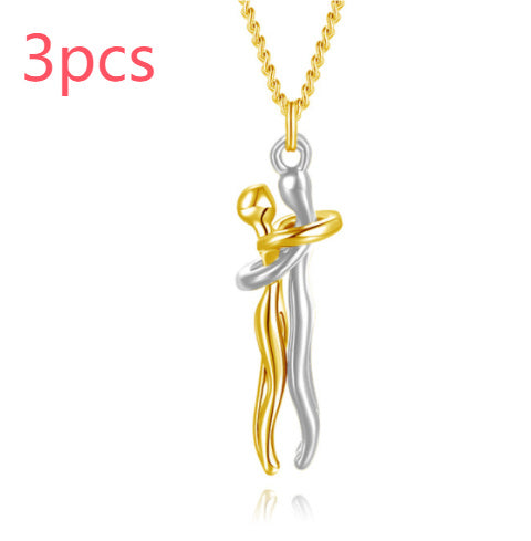 Love Hug Necklace Unisex Men Women