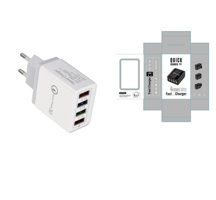 USB Charger Quick Charge 3.0 4