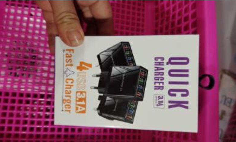 USB Charger Quick Charge 3.0 4