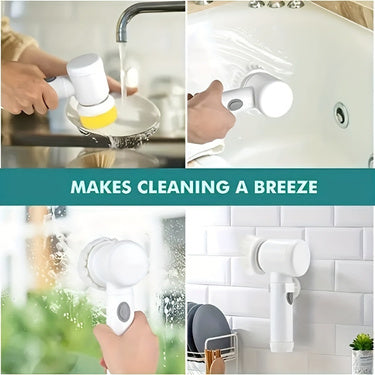 USB Rechargeable Handheld Rotary Brush