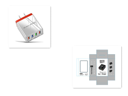 USB Charger Quick Charge 3.0 4