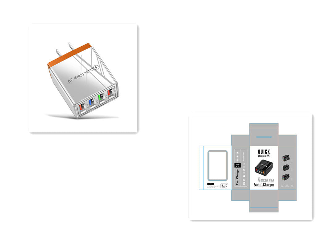 USB Charger Quick Charge 3.0 4