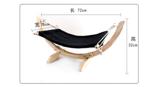 Cat Hammock Wooden
