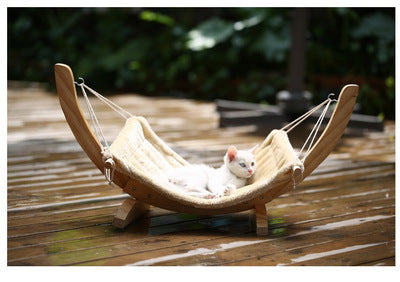 Cat Hammock Wooden