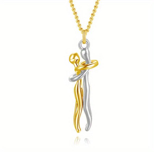 Love Hug Necklace Unisex Men Women