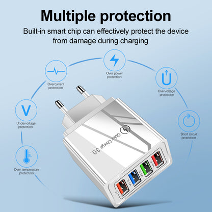 USB Charger Quick Charge 3.0 4