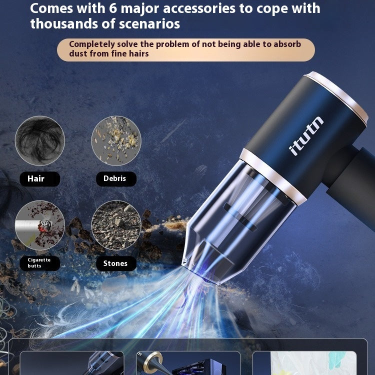 Car Mounted Vacuum Cleaner Wireless Charging Suction