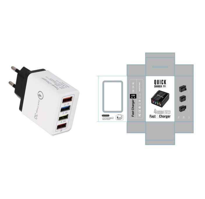 USB Charger Quick Charge 3.0 4