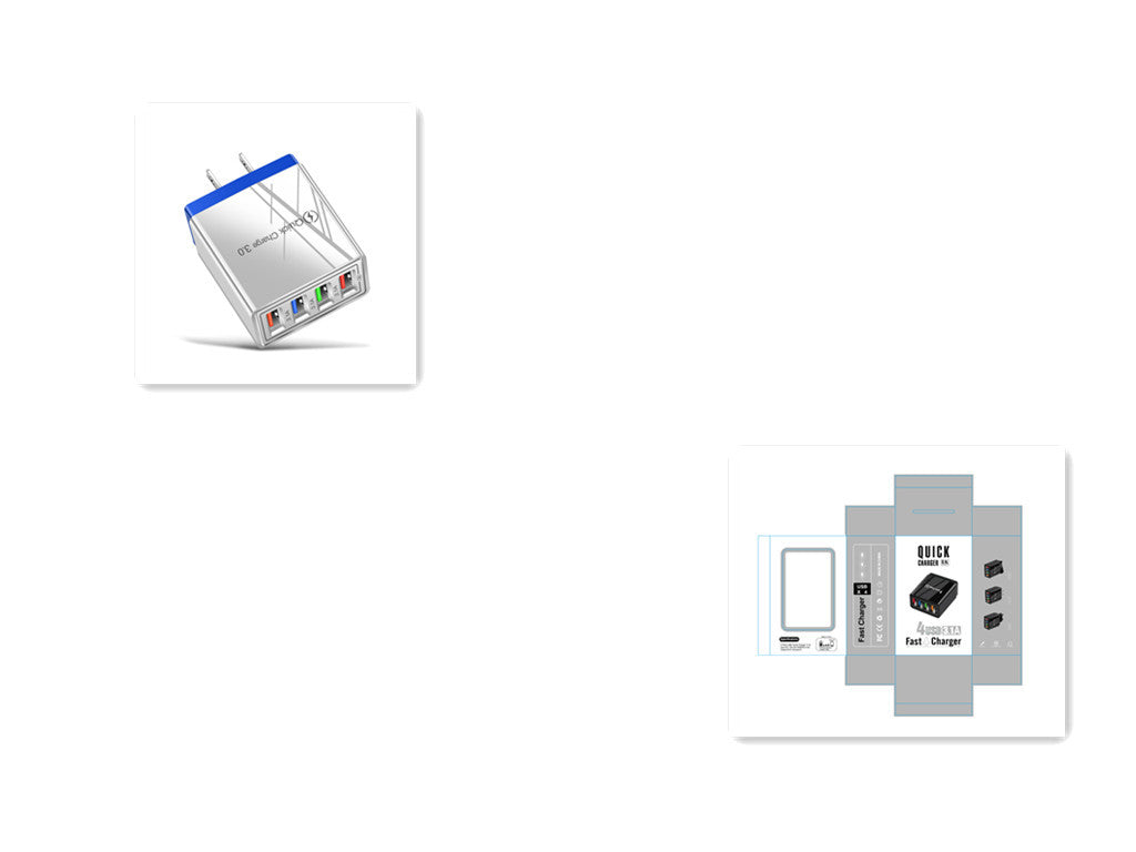 USB Charger Quick Charge 3.0 4