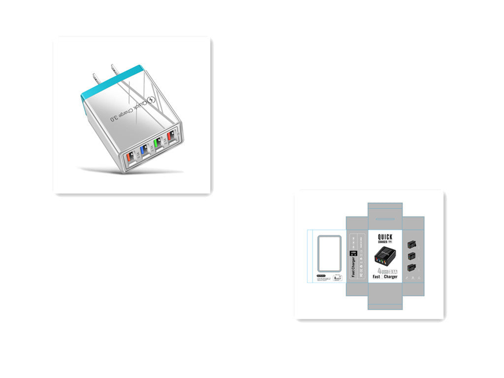 USB Charger Quick Charge 3.0 4