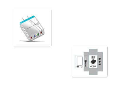 USB Charger Quick Charge 3.0 4