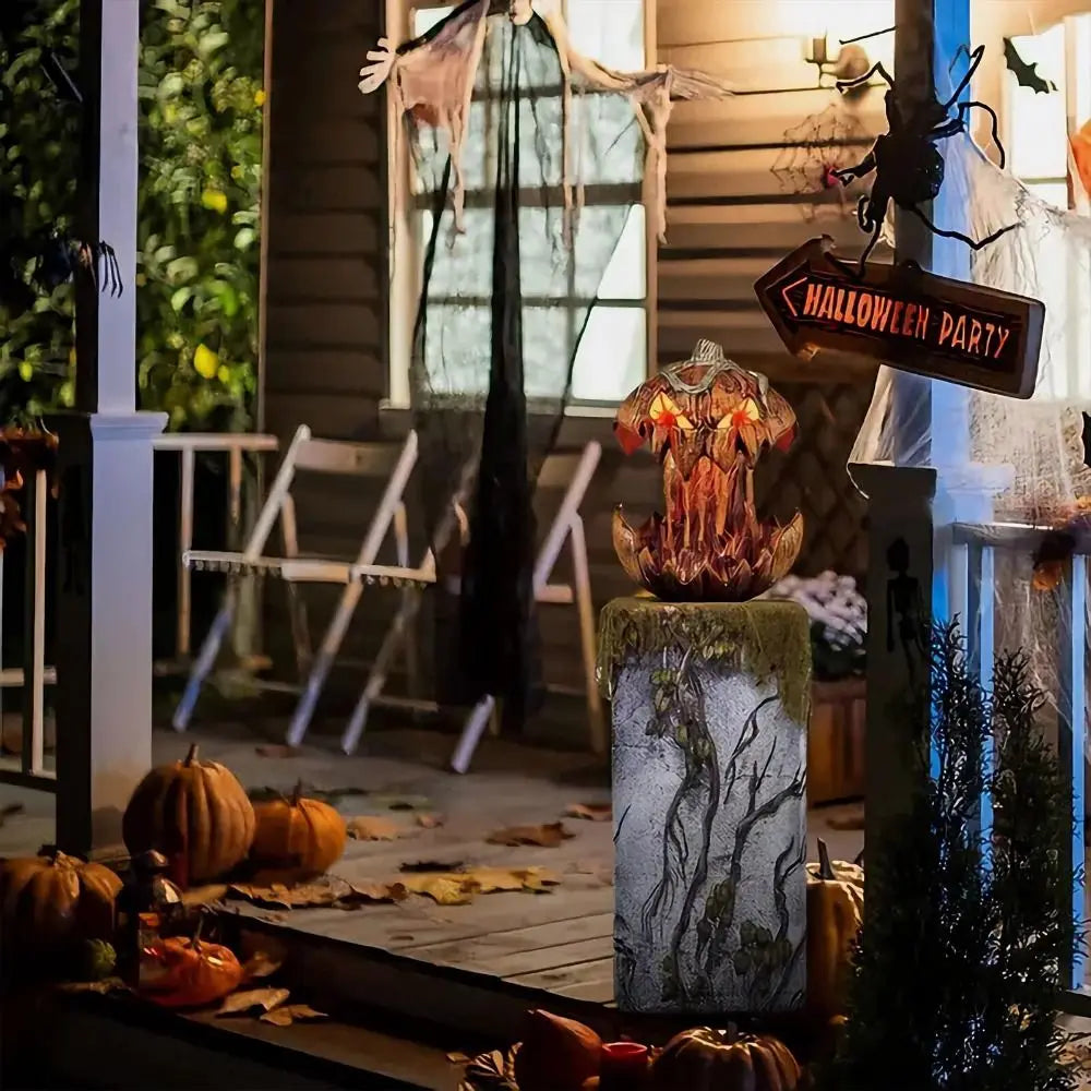 Halloween Pumpkin Head With Lifting Function With Light
