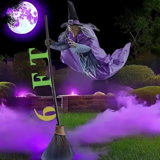 Halloween Life Size Talking Witch Outdoor