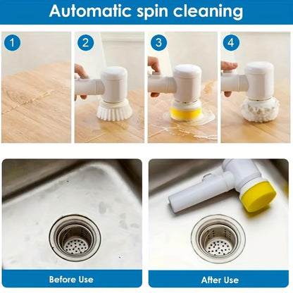 USB Rechargeable Handheld Rotary Brush