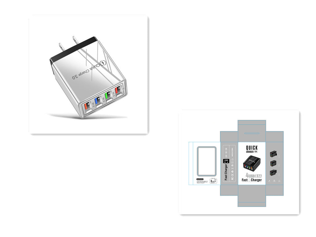 USB Charger Quick Charge 3.0 4