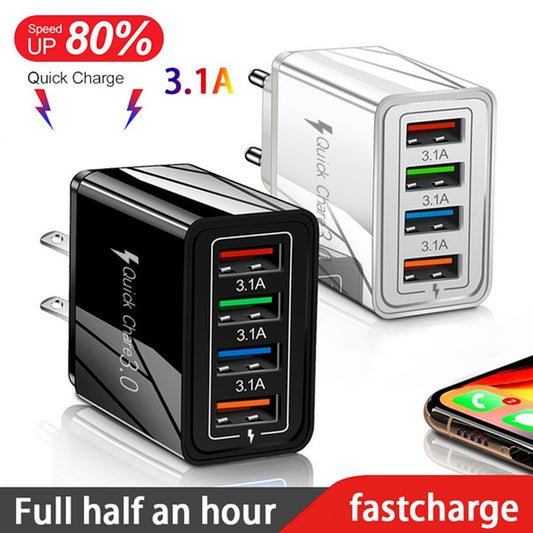 USB Charger Quick Charge 3.0 4